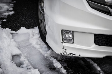 雪道の車両事故