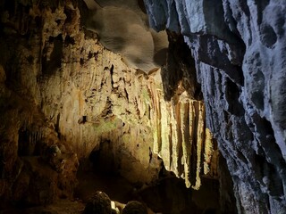 Sung Sot Cave at Halong Bay Vietnam