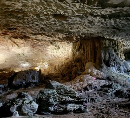 Sung Sot Cave at Halong Bay Vietnam
