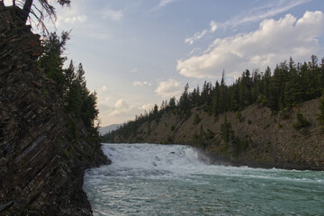 Bow Falls in the Evening
