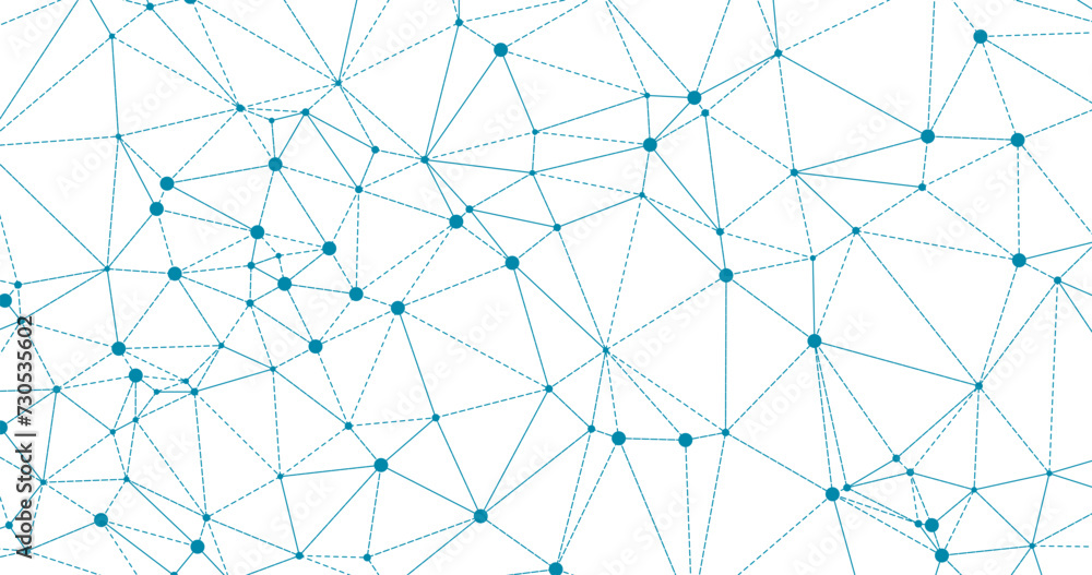 Poster abstract geometric background. plexus mesh backdrop molecular. connected dots. vector illustration