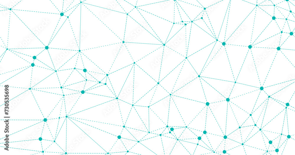 Poster abstract geometric background. plexus mesh backdrop molecular. connected dots. vector illustration