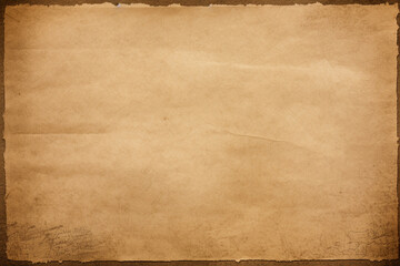 Vintage paper Top view old brown note paper background