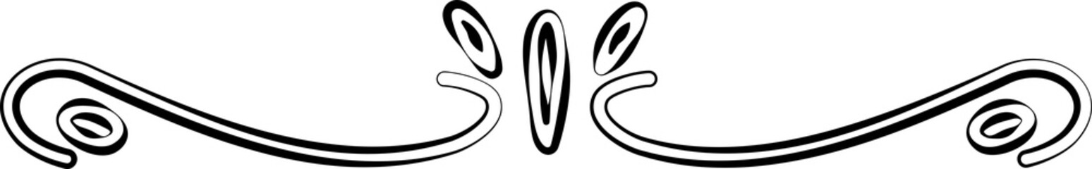 Decorative border set. Floral and vintage