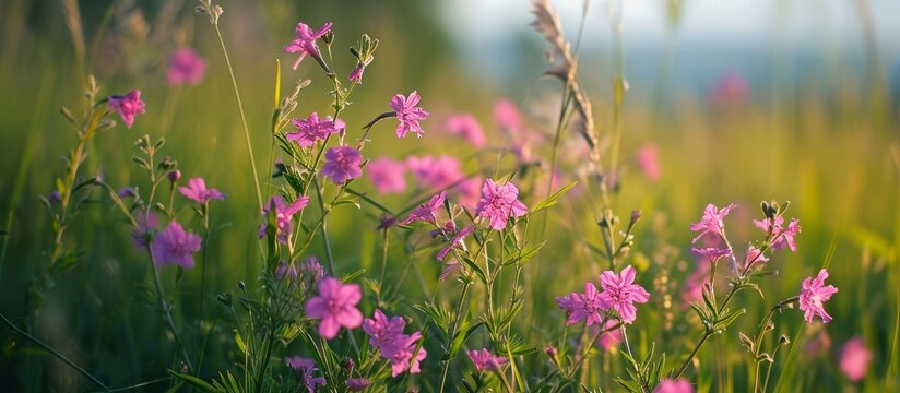Summer season exhibits the remarkable fertility of Hampe's Catchfly (Silene x hampeana) in meadows.