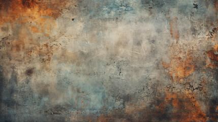 Fine art grunge aged mettalic wall texture background