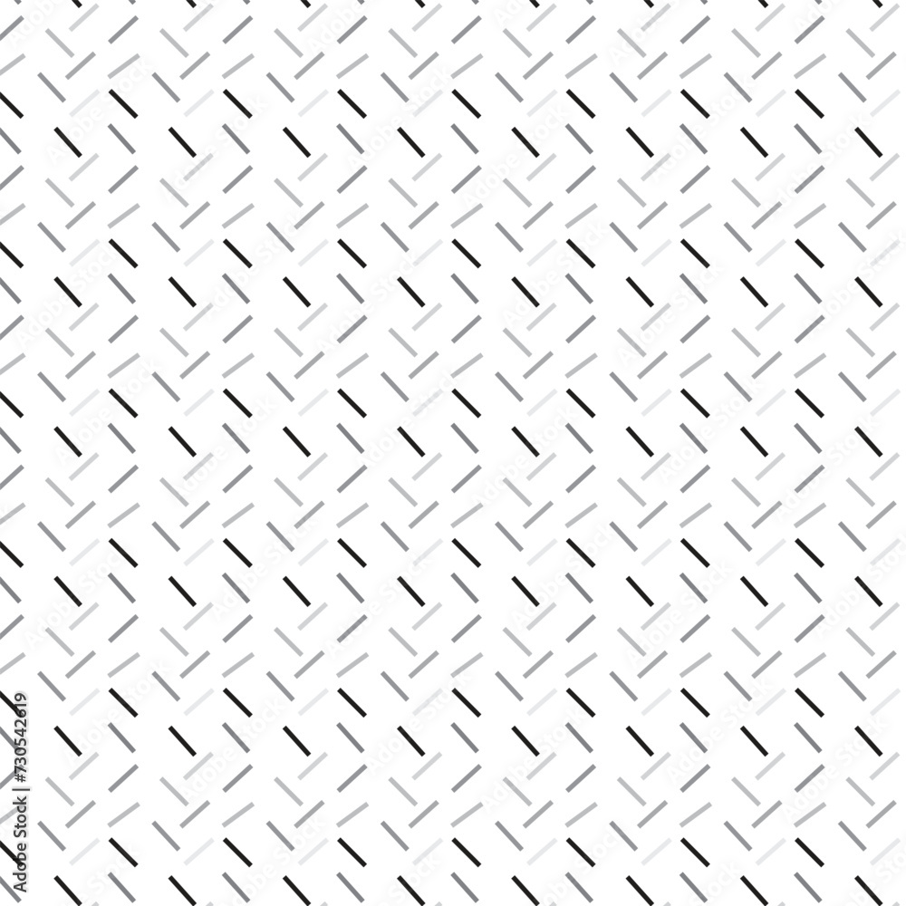 Aufkleber abstract seamless repeatable black grey small line pattern.