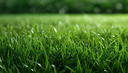 Fototapeta premium Green grass background texture