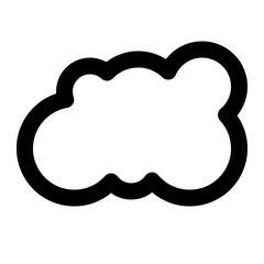 cloudscape of clouds and weather set icons