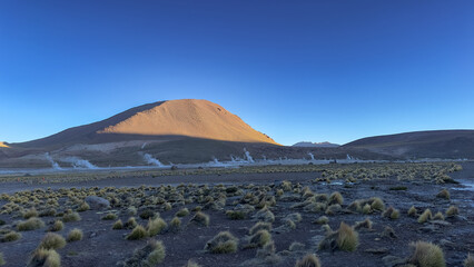 landscape in the desert