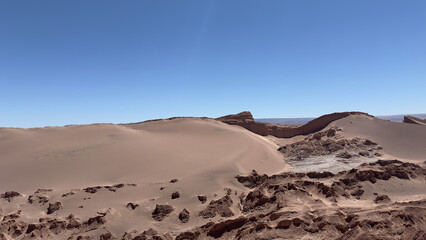 Sand Dunes in Atacama Dessert
