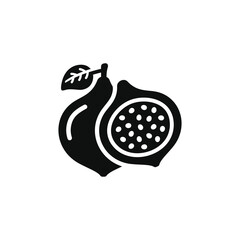 Fig icon isolated on transparent background