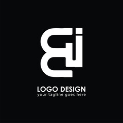 Obraz premium EJ EJ Logo Design, Creative Minimal Letter EJ EJ Monogram