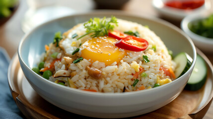 Fried Rice with Fried Egg