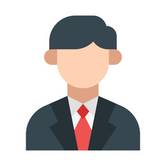 Politician flat icon