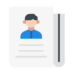 Newspaper flat icon