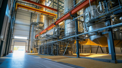 Large stateoftheart drying and cooling systems in operation ensuring the grain is properly conditioned for storage and shipment.