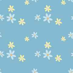 Seamless pattern with flowers