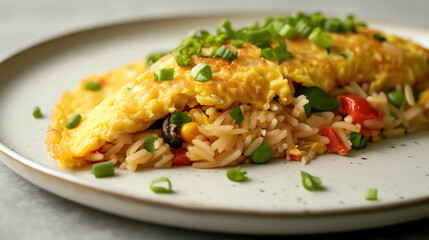 Omelet rice