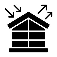 Greenhouse Gases glyph icon
