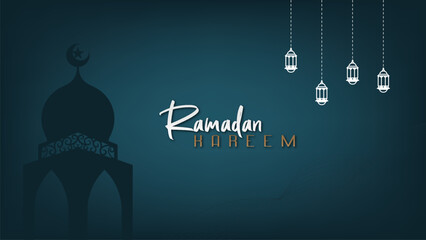minimalist premium elegant vector Ramadan wallpaper design for Islamic celebrations