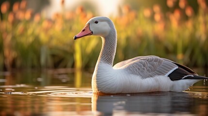 Image of graceful goose.