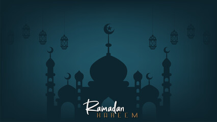 minimalist premium elegant vector Ramadan wallpaper design for Islamic celebrations