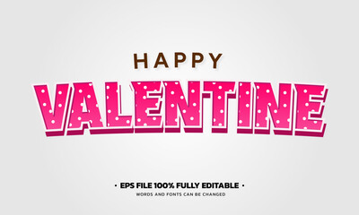 Text Effect Valentine Editable for Changes or edit