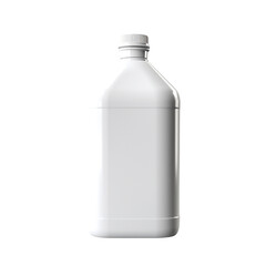 Bleach bottle isolated on transparent background