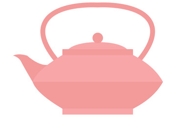 Teapot Hand Drawn Spring Sticker Design