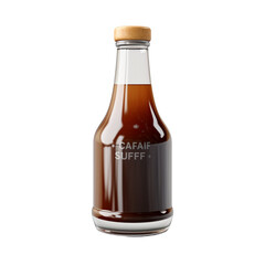 Coffee Syrup bottle isolated on transparent background