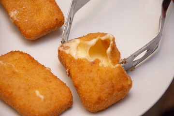 Fried Mozzarella Cheese Sticks