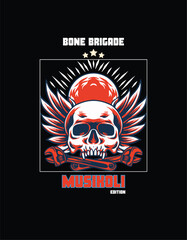 Explore the Musikoli Vibes with Our Skull Themed T-Shirt design Collection