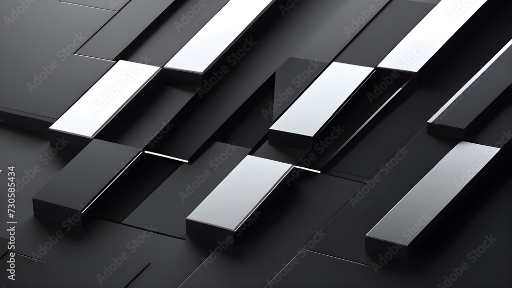 Aufkleber abstract-tech-background-featuring-geometric-shapes-and-subtle-gradients-focusing-on-simplicity