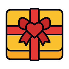 Gifts filled line icon