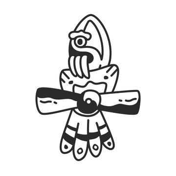 Cuchillo Aztec Symbol
