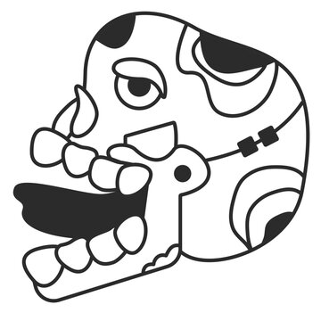Muerte Aztec Symbol