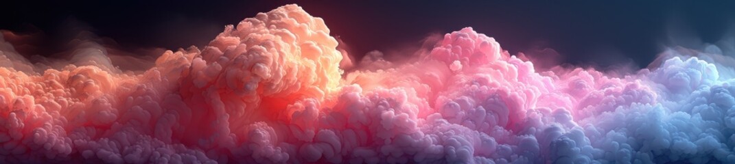 dreamy cloud formation masterpiece, abstract design, in the style of textured surface 