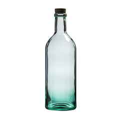 Glass bottle isolated on transparent background