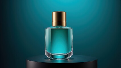 3d perfume cylinder podium product view background