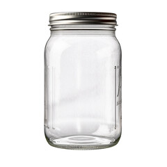 Mason Jar bottle isolated on transparent background
