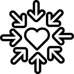 Impact Line Icon Design Vector Women's Day