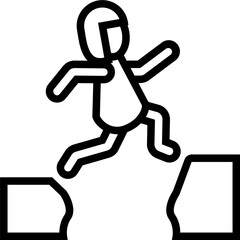 Boldness Line Icon Design Vector Women's Day