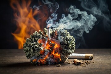 Lung disease from smoking, Cigarette smoke is harmful to the lungs. World No Tobacco Day