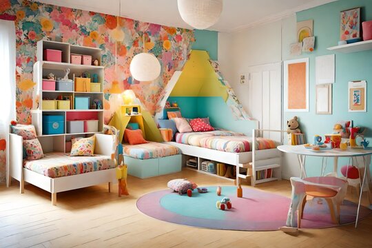 Colorful room for children