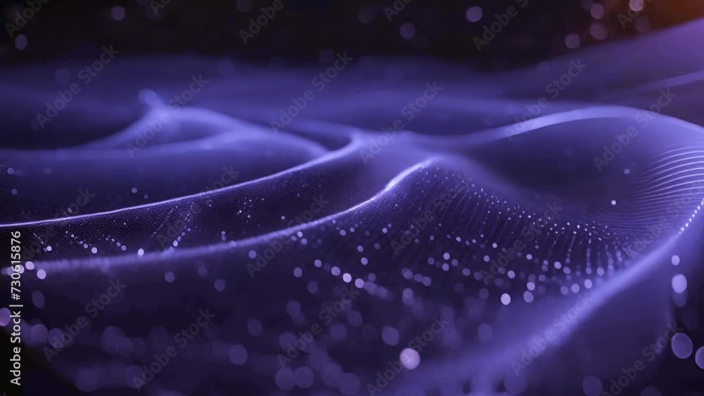 Poster high tech wave background generative ai