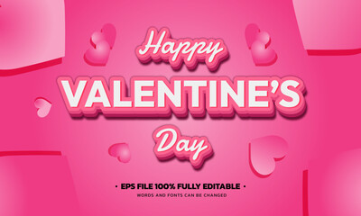 Text Effect Valentine Editable for Changes or edit