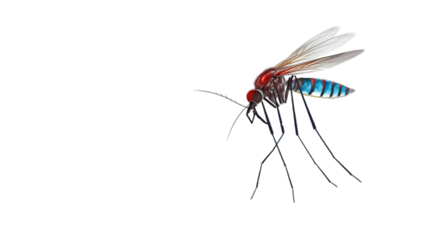 World malaria day isolated on transparent background, Generative ai.