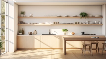 Sleek and Elegant Minimalist Kitchen Design
