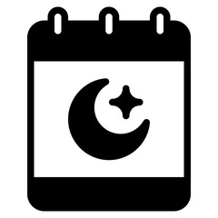 Fasting Calendar Icon